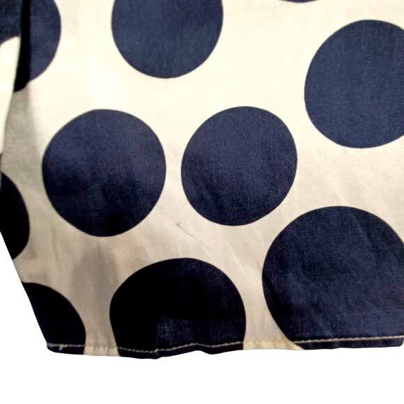 Talbots Chic Holiday Ivory/black Polka Dot Cowl Neck Silky Women Lg Y2K Vtg - Picture 7 of 12